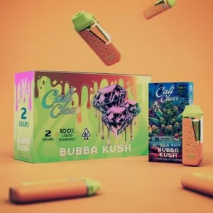 Bubba Kush Cali Clear 2G Disposable Vape with Liquid Diamonds