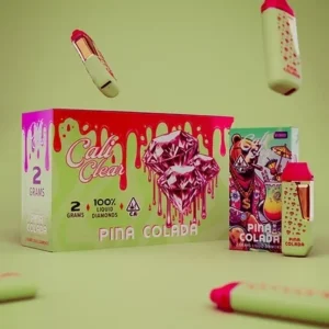 Pina Colada Cali Clear 2G Disposable Vape with Liquid Diamonds